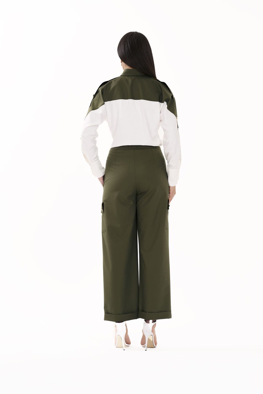Nora – Ecru Long-Sleeve Blouse - 305025