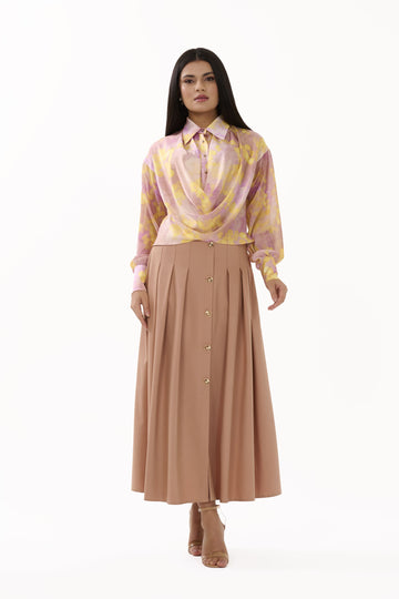 Mirella – Tie Dye Long-Sleeve Blouse - 305047