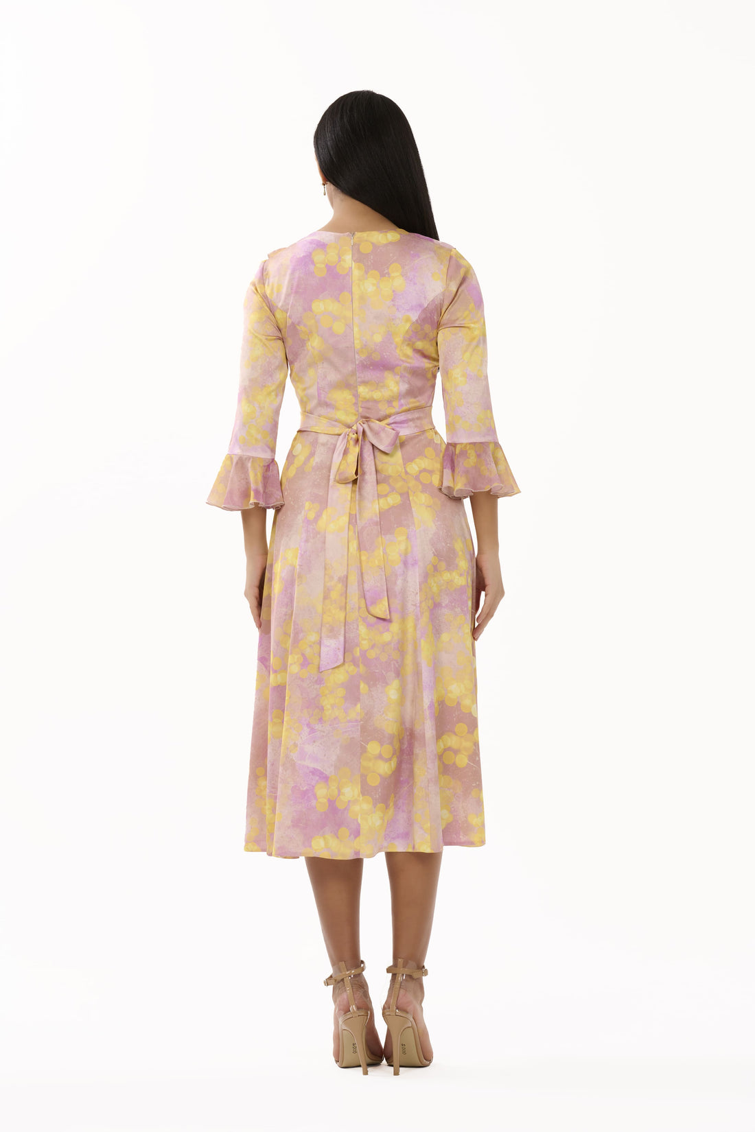 Livia – Tie Dye Buttoned Maxi Dress - 405024